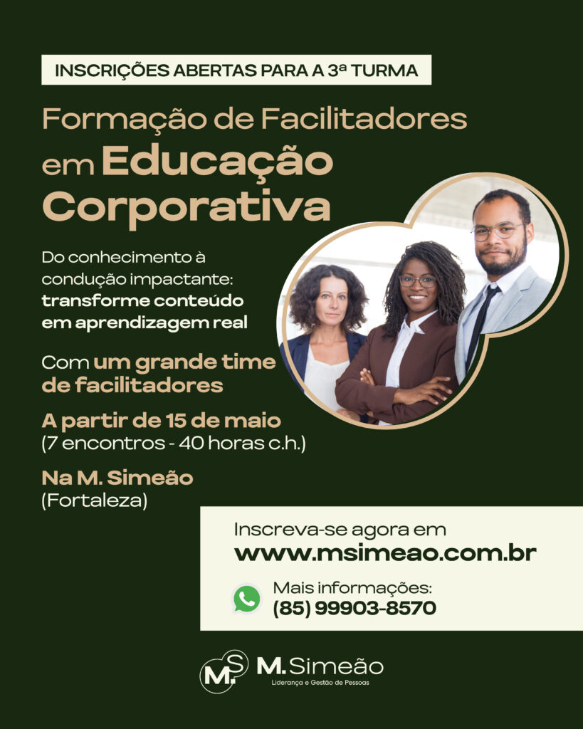 Formação de Facilitadores em Educação Corporativa (turma 3 – 2026.1)