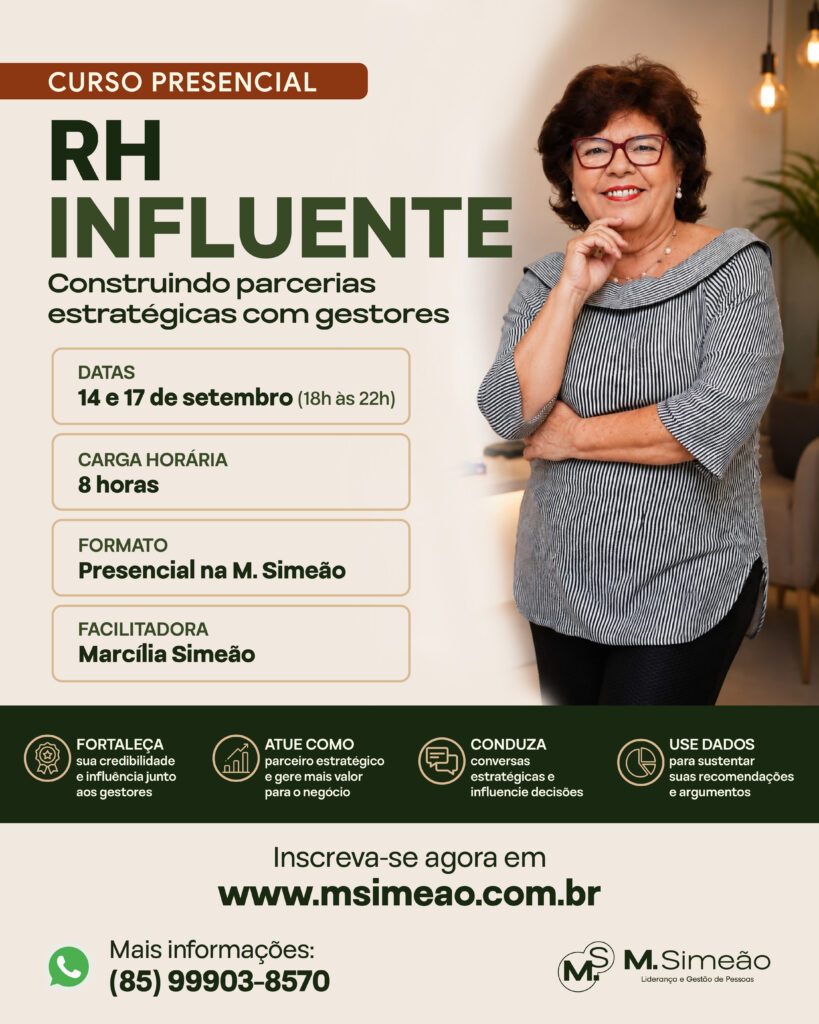 Curso RH Influente – Construindo Parcerias Estratégicas com Gestores (1ª turma) [2026.2]