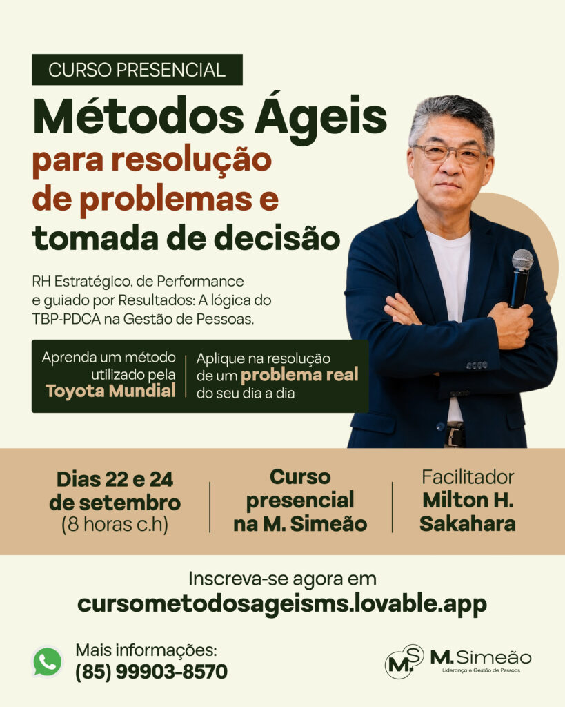 Curso Métodos Ágeis para Resolução de Problemas e Tomada de Decisão (1ª turma) [2026.2]